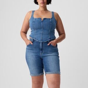 GAP High Rise 9” Bermuda Shorts (Size: 33 | 16 Regular)